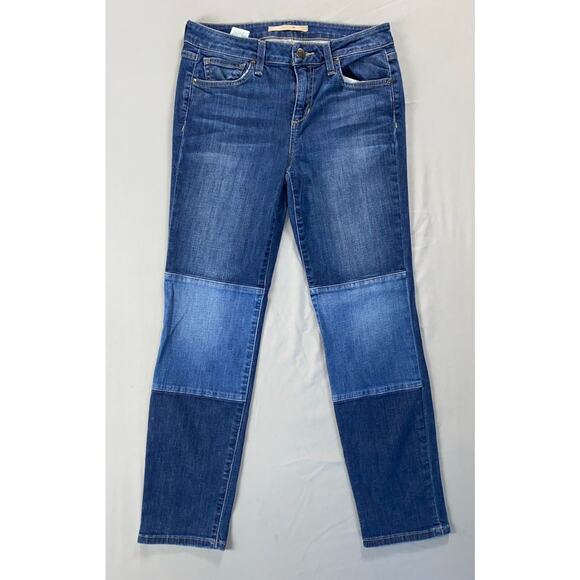Joe's 'Straight Ankle' Patchwork Lightweight Stretch Denim Jeans. Women's 27 GUC - Picture 1 of 5